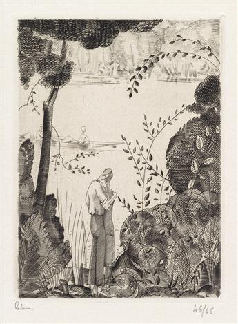JEAN-ÉMILE LABOUREUR Group of 7 prints.